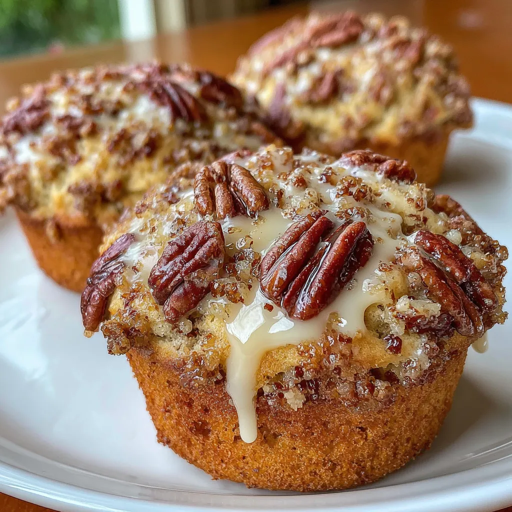 Orange Pecan Christmas Breakfast Muffins