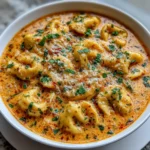 Parmesan Tomato Tortellini Soup