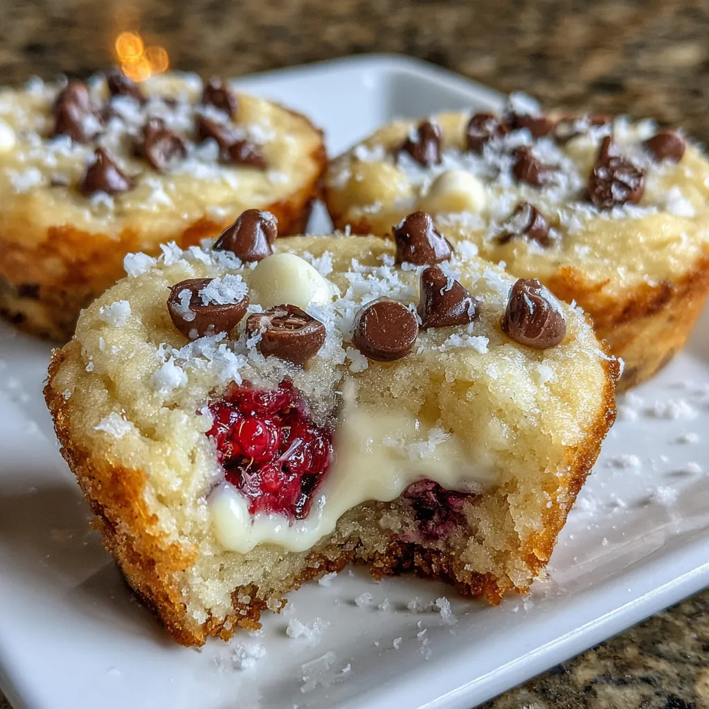 Raspberry White Chocolate Christmas Cookie Cups