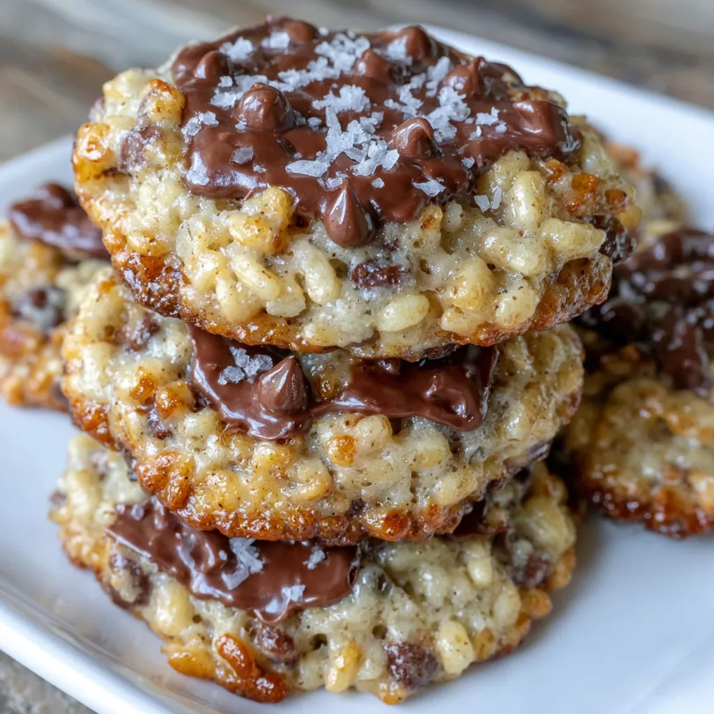 Rice Krispie Chocolate Chip Cookies with Soft Chew 5 Rice Krispie Chocolate Chip Cookies with Soft Chew