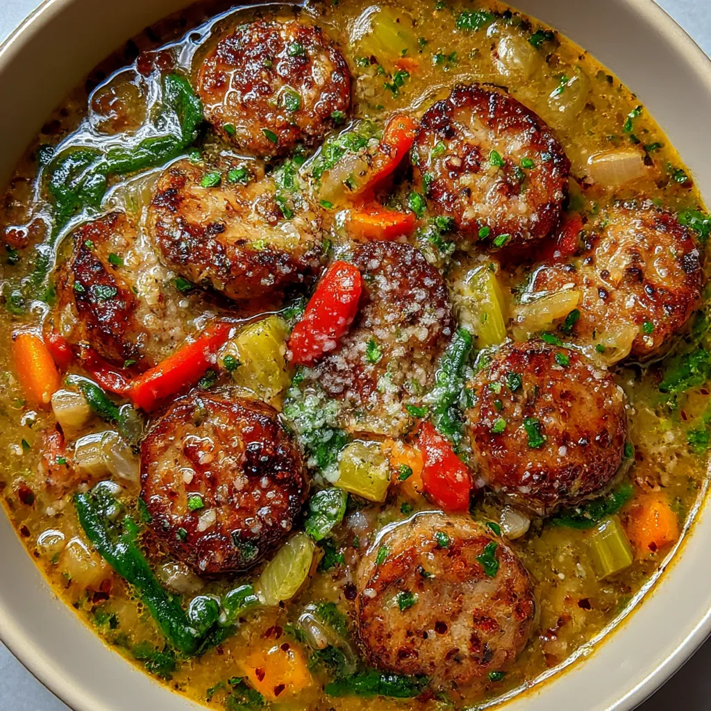 Sausage Soup: 5-Ingredient easy, hearty, irresistible. 8 Sausage Soup