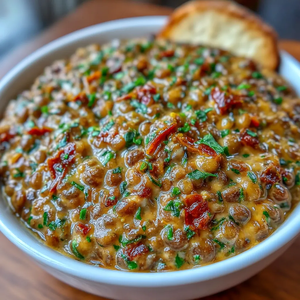 Sausage and Lentil Soup is 5-star cozy, hearty, flavorful. 6 Sausage and Lentil Soup