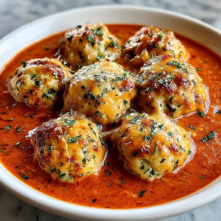 Tomato Soup with Cheddar Bay Dumplings
