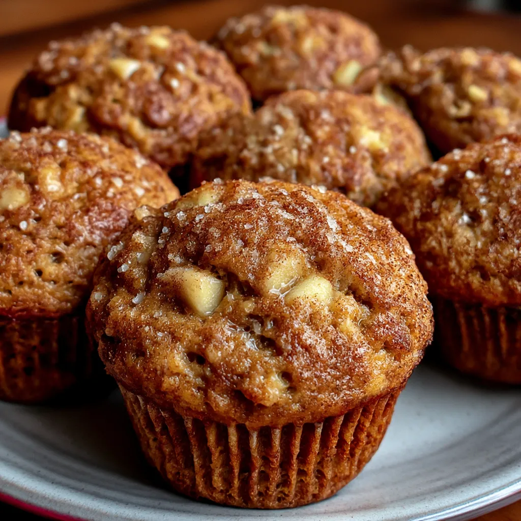 Apple Cinnamon Red Lentil Muffins: Delish Fresh Bright 10. 7 Apple Cinnamon Red Lentil Muffins