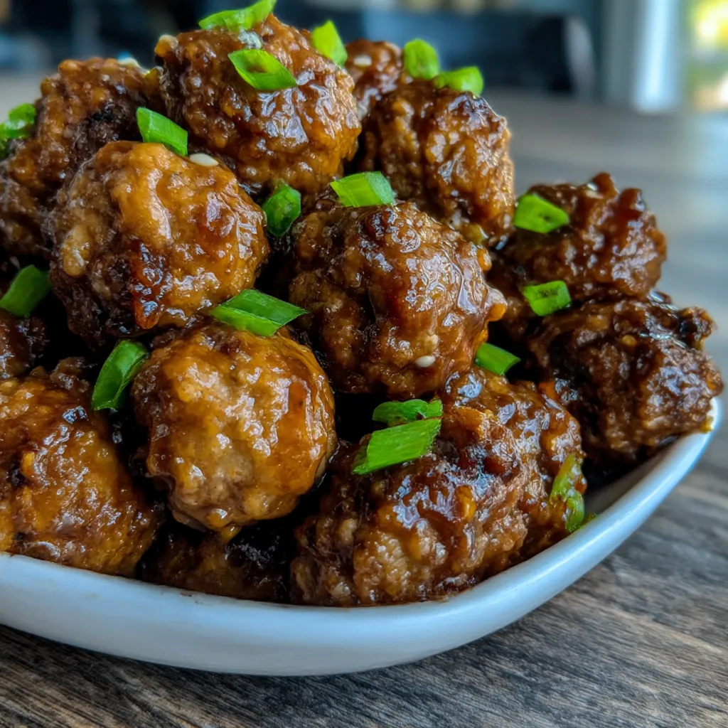 Asian Meatballs Crockpot Recipe