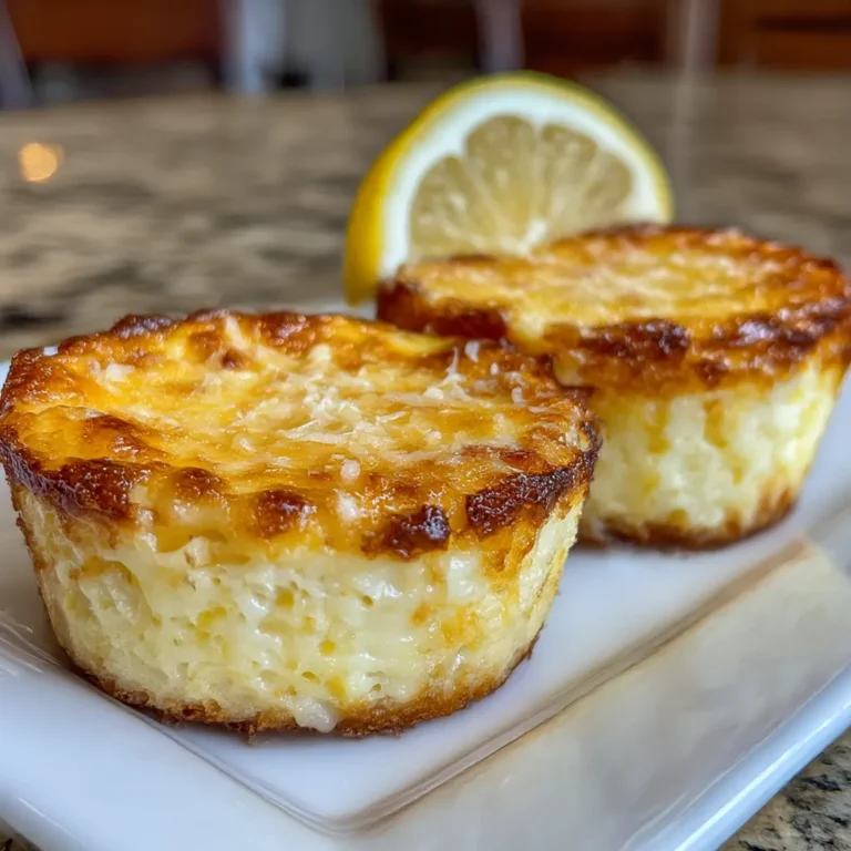 Baby Lemon Impossible Pies