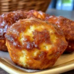 Baked Apple Fritters Recipe Soft, Sweet & Glazed