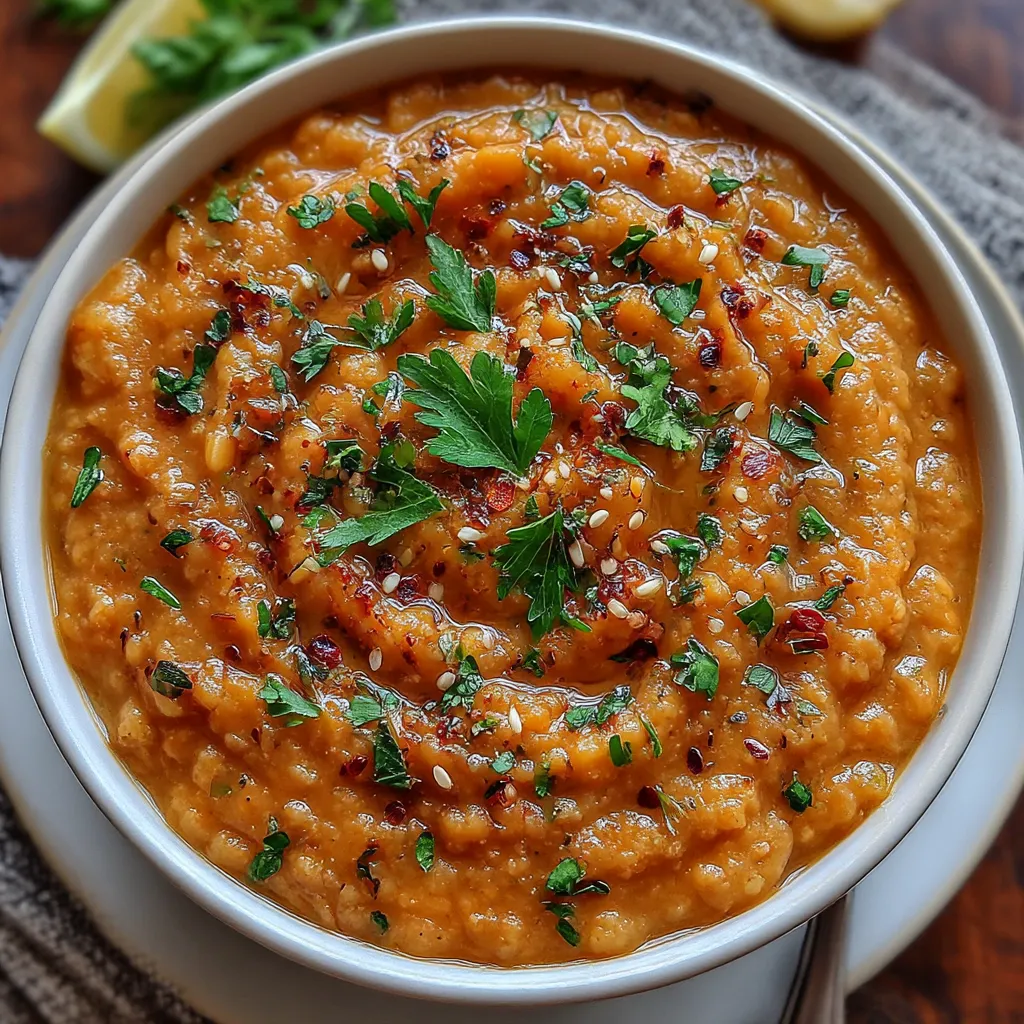 Cauliflower Red Lentil Soup