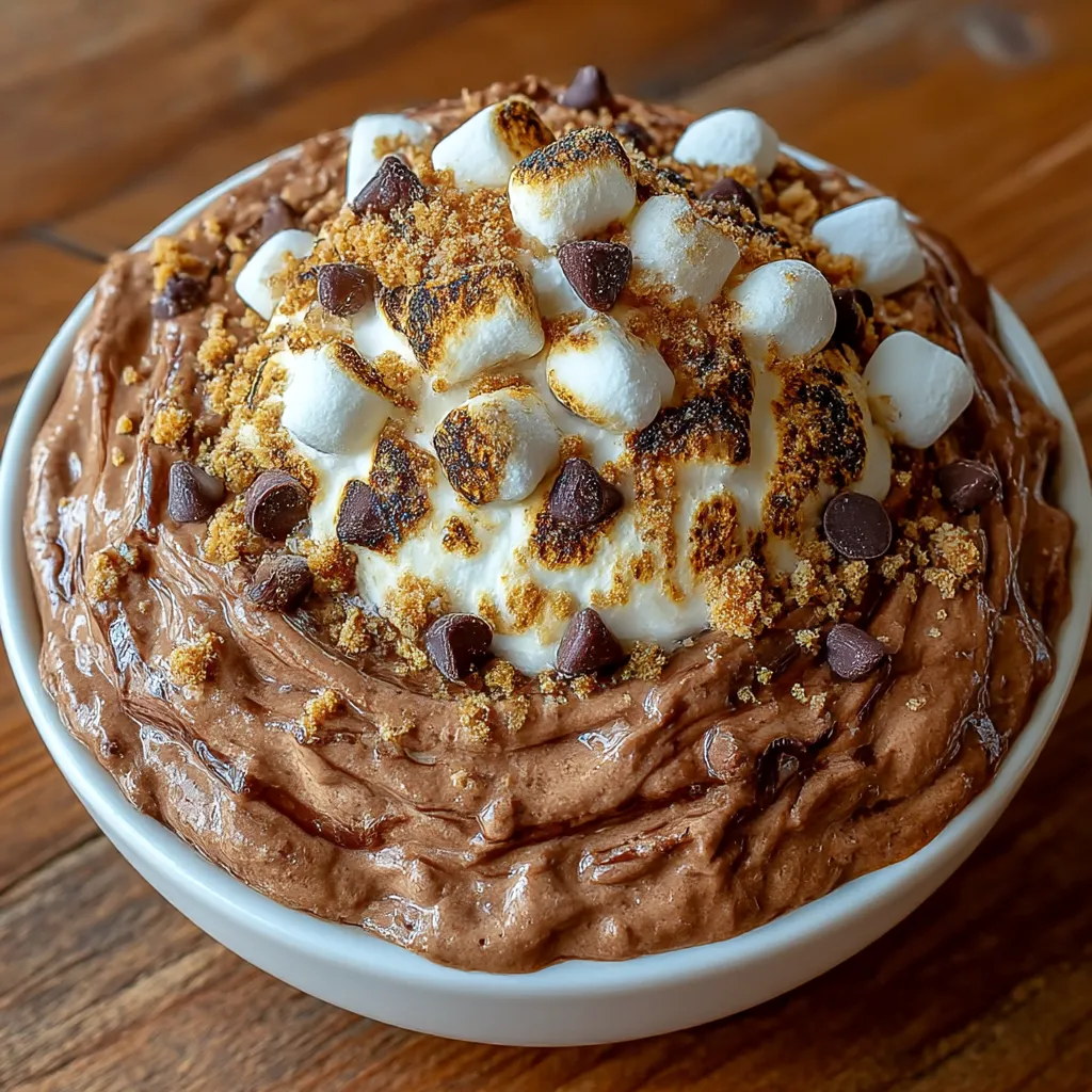 Chocolate Protein S'mores Bowl