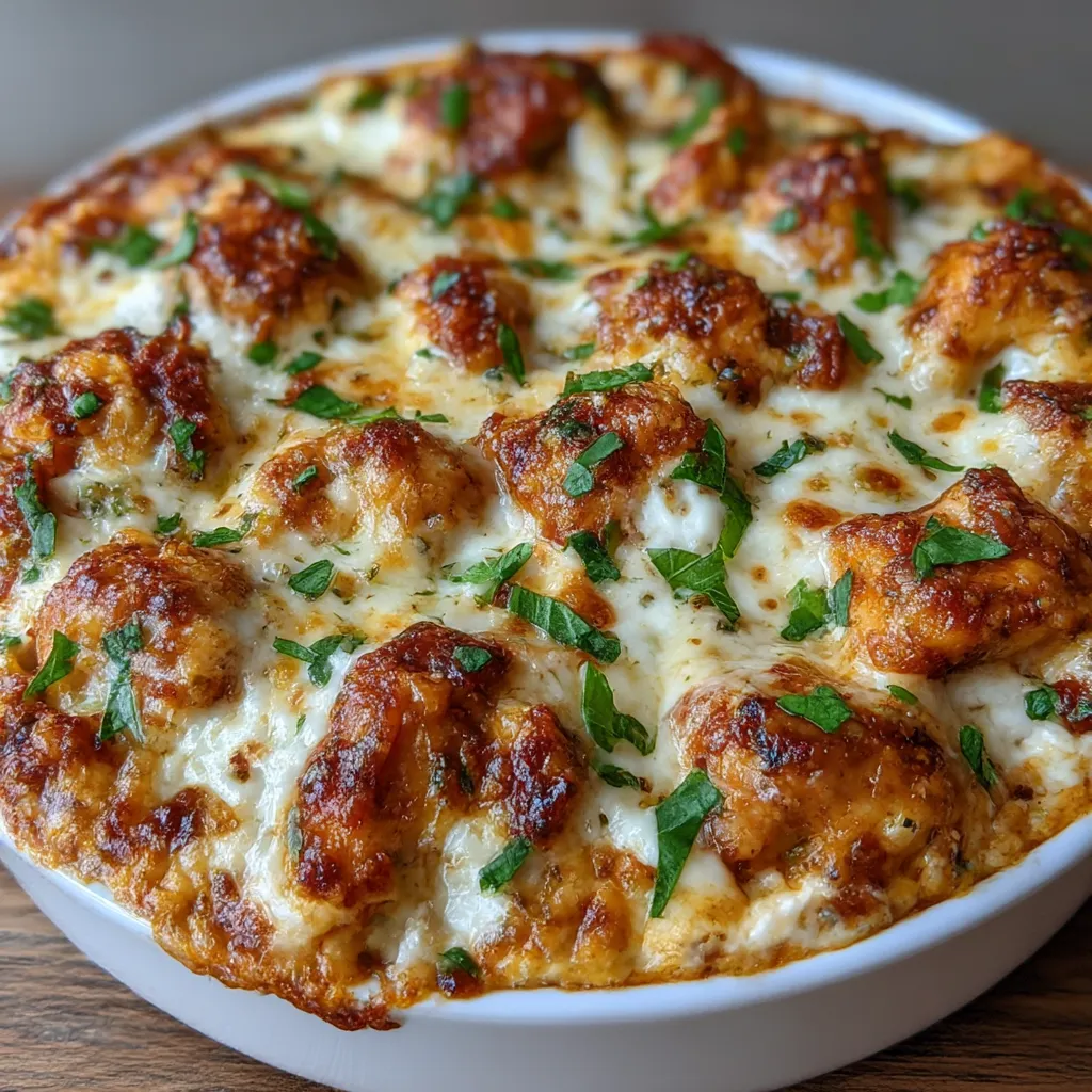 Cottage Cheese Chicken Parm Bowl