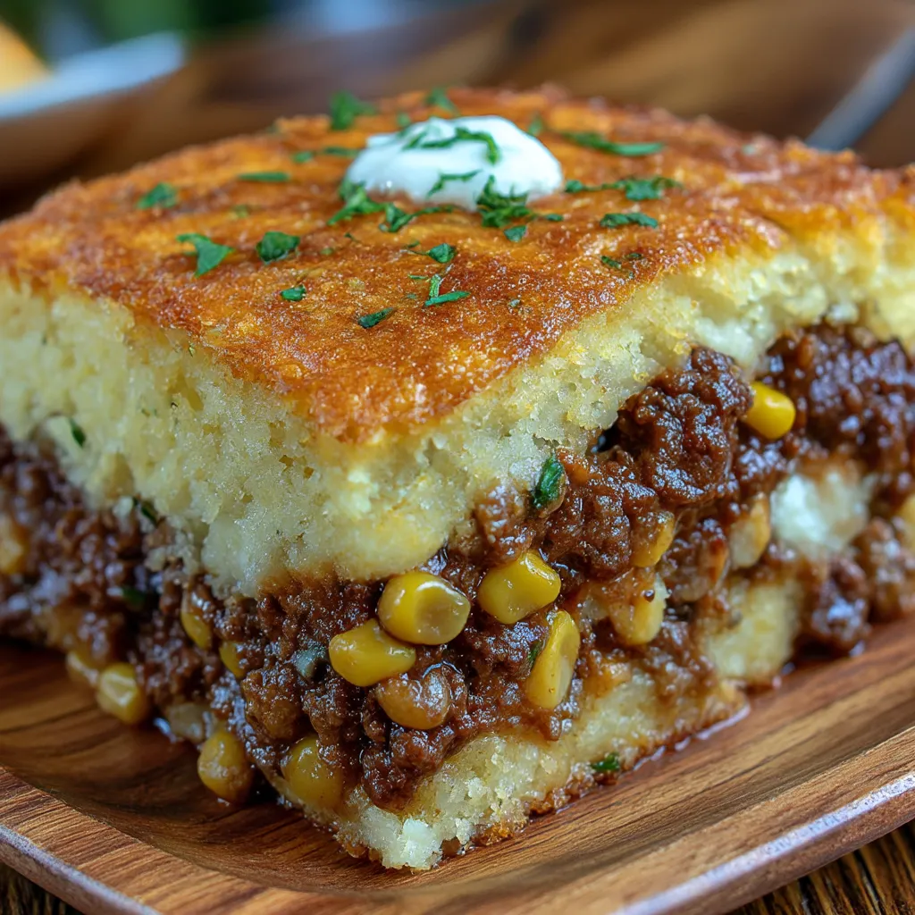 Cowboy Cornbread Casserole