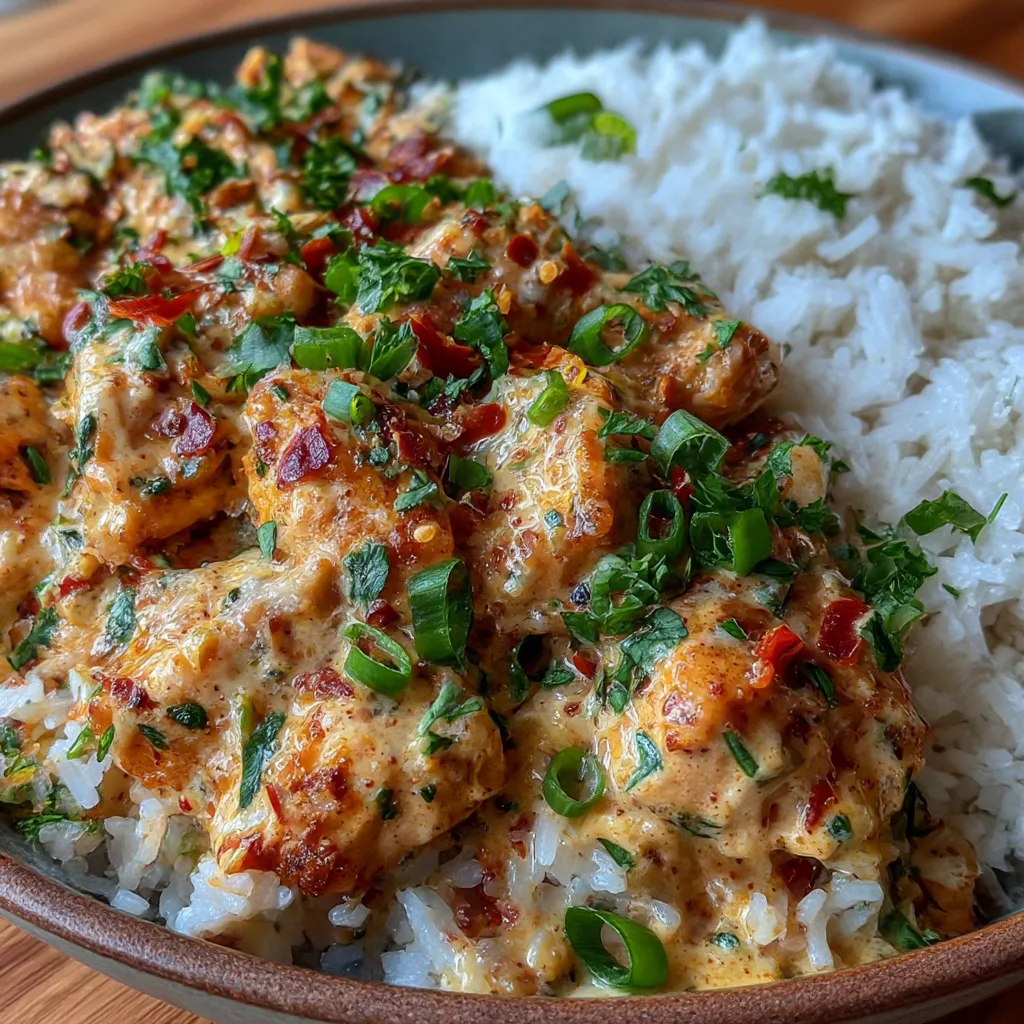 Creamy Cajun Chicken and Rice Bowls