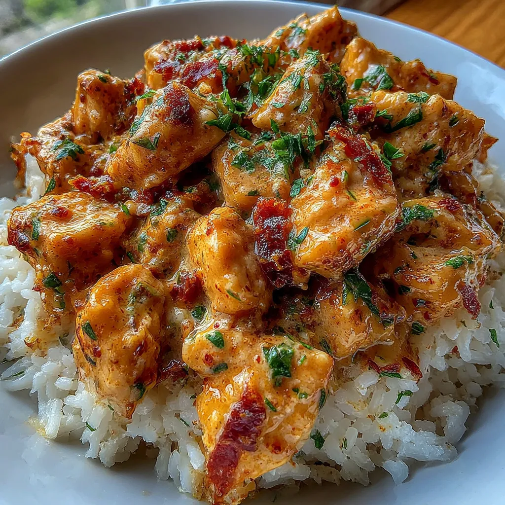 Creamy Cajun Chicken and Rice Bowls
