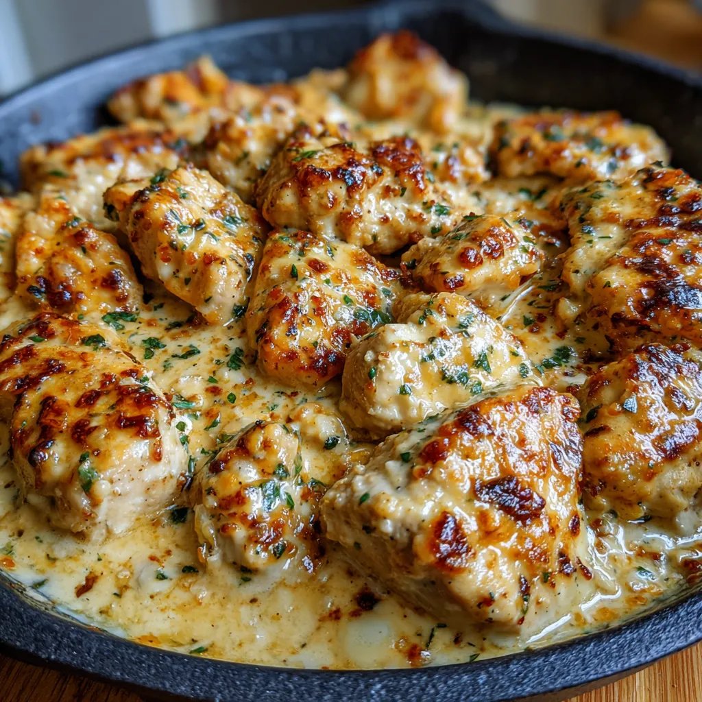 Creamy Parmesan Cottage Cheese Chicken Skillet 2 Creamy Parmesan Cottage Cheese Chicken Skillet