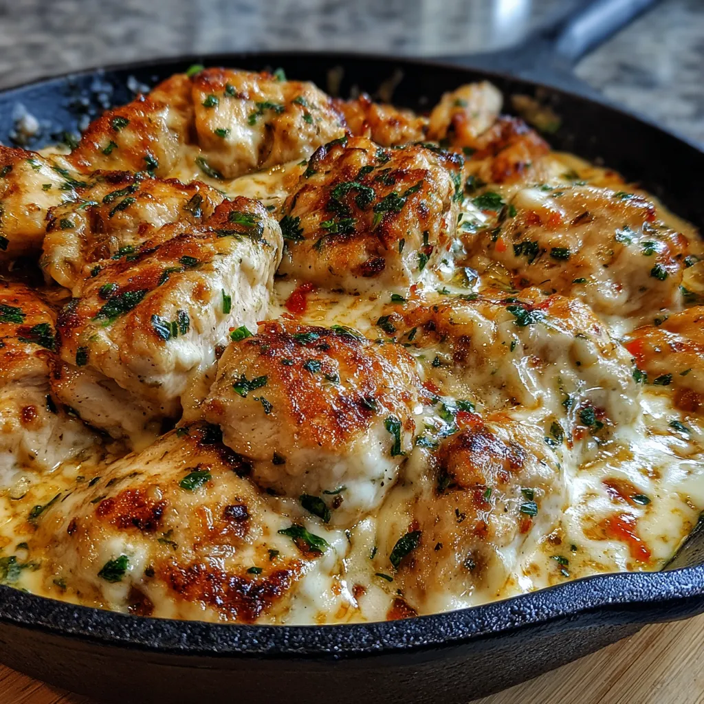 Creamy Parmesan Cottage Cheese Chicken Skillet 3 Creamy Parmesan Cottage Cheese Chicken Skillet
