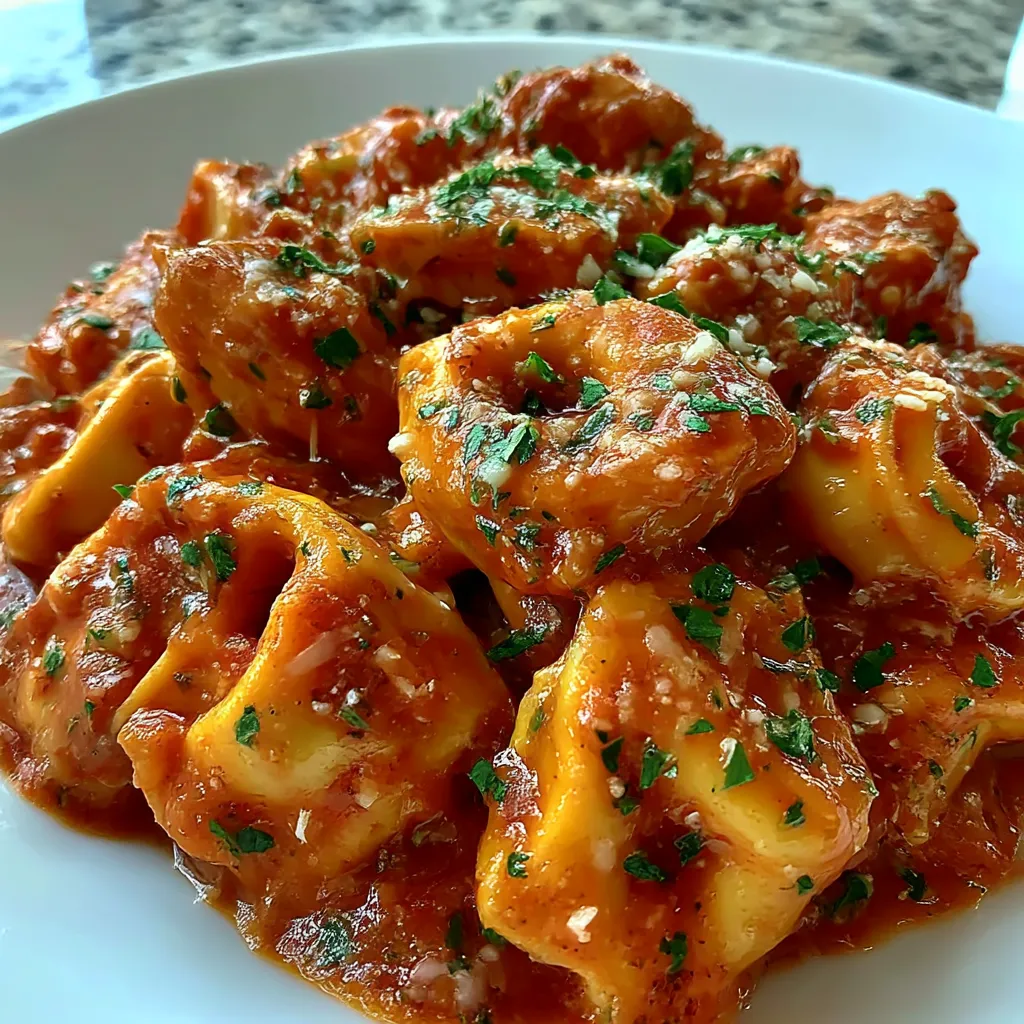 CrockPot Chicken Tortellini