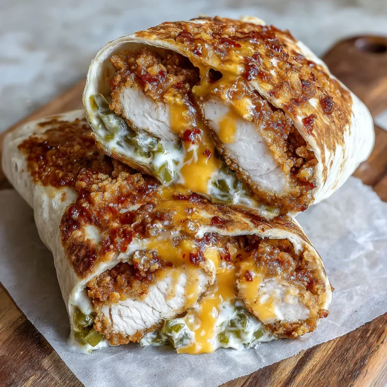 Dill Pickle Smash Chicken Wraps