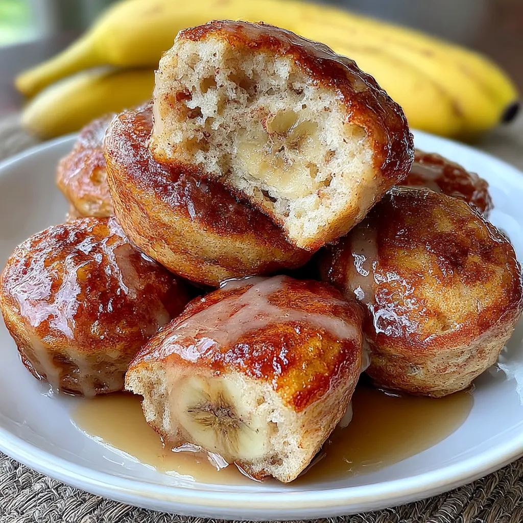 Easy Banana Pancake Bites