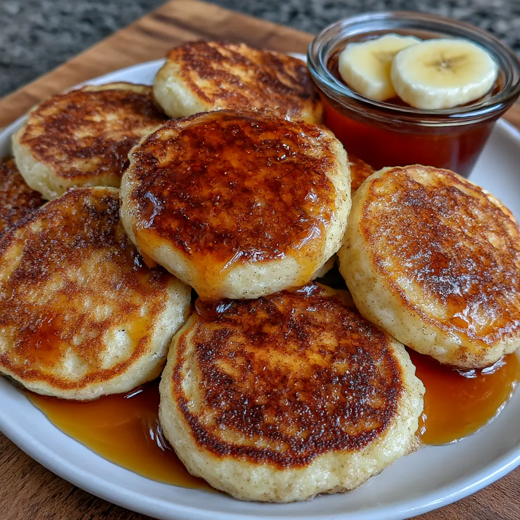 Easy Banana Pancake Bites