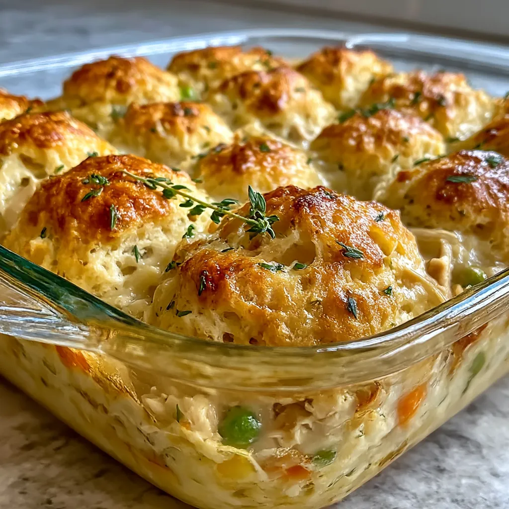 Easy Homemade Chicken Pot Pie Casserole