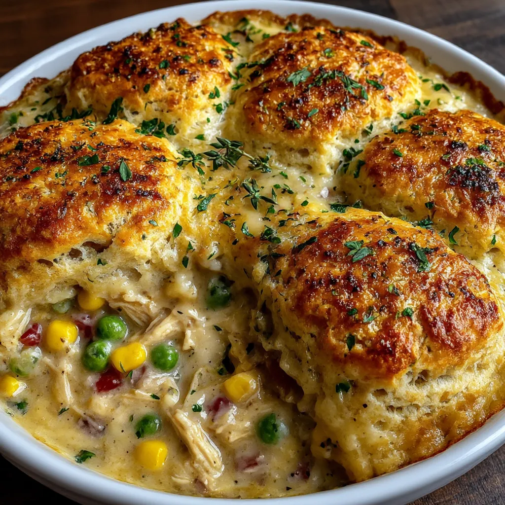 Easy Homemade Chicken Pot Pie Casserole