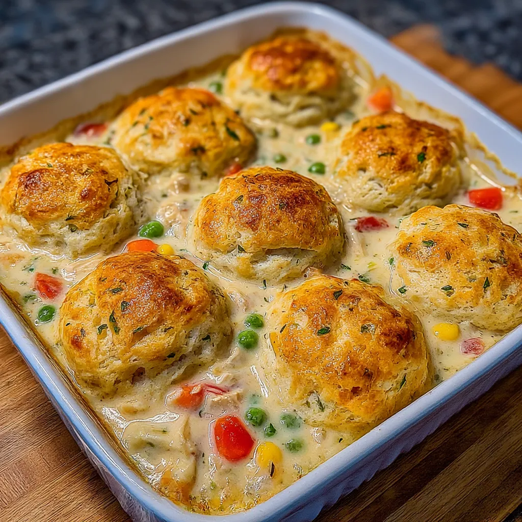 Easy Homemade Chicken Pot Pie Casserole