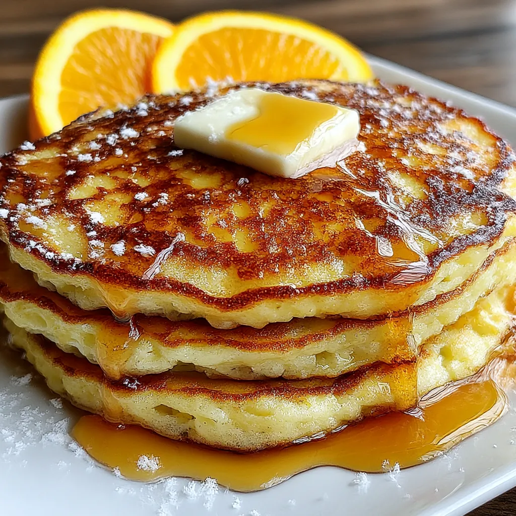 Easy Orange Pancakes