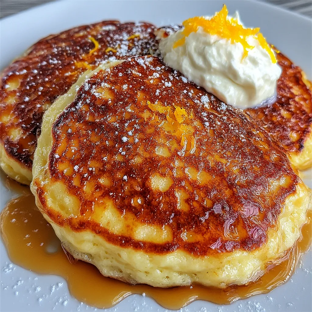 Easy Orange Pancakes