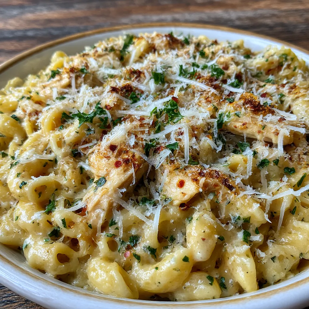 Easy Parmesan Chicken Pasta