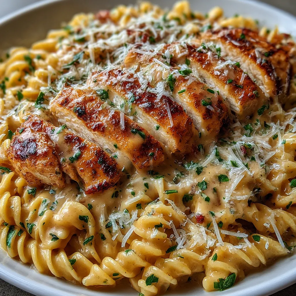 Easy Parmesan Chicken Pasta
