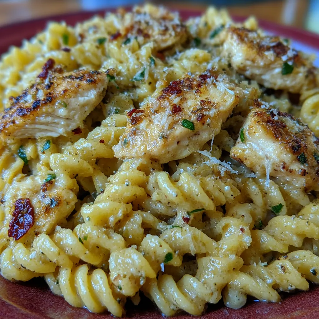 Easy Parmesan Chicken Pasta