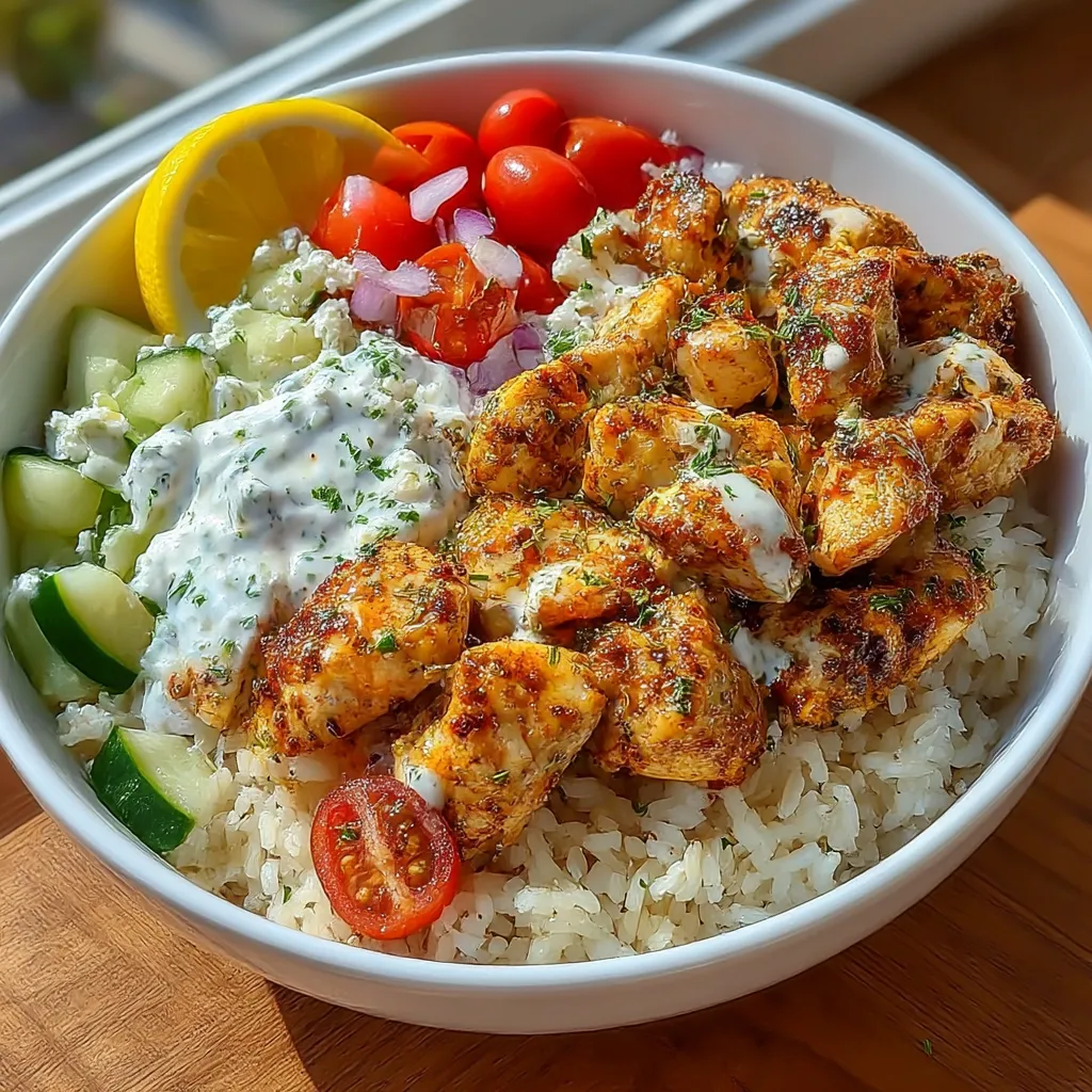 Greek Chicken Bowls