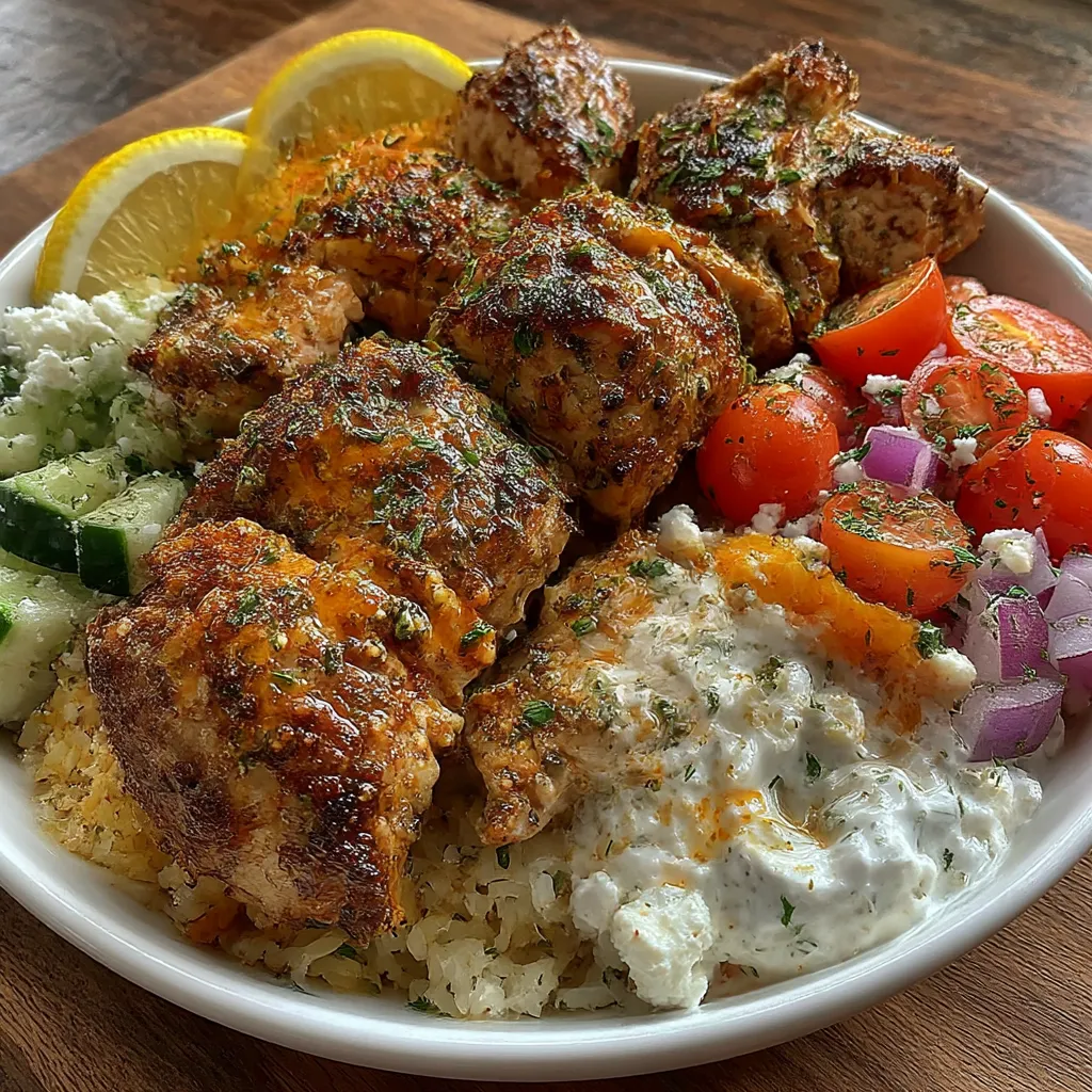 Greek Chicken Bowls