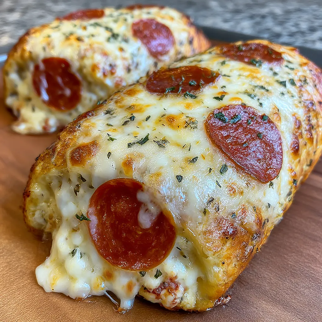 HIGH PROTEIN Pepperoni Pizza Rolls