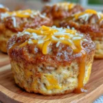 High-Protein Pancake Sausage Mini Muffins