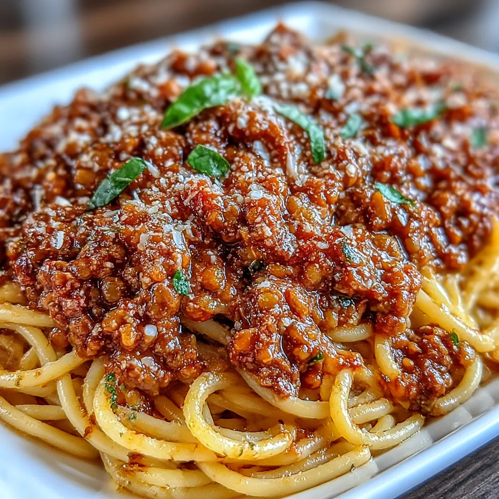 Meatless Bolognese