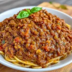 Meatless Bolognese