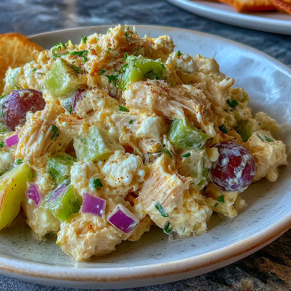 Mind-Blowing High Protein Chicken Salad with Cottage Cheese