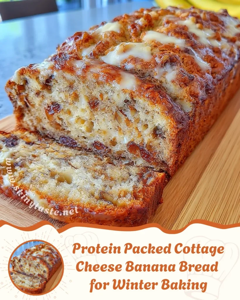 Protein Packed Cottage Cheese Banana Bread