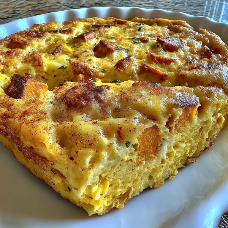 Protein-Packed Sweet Potato Egg Casserole
