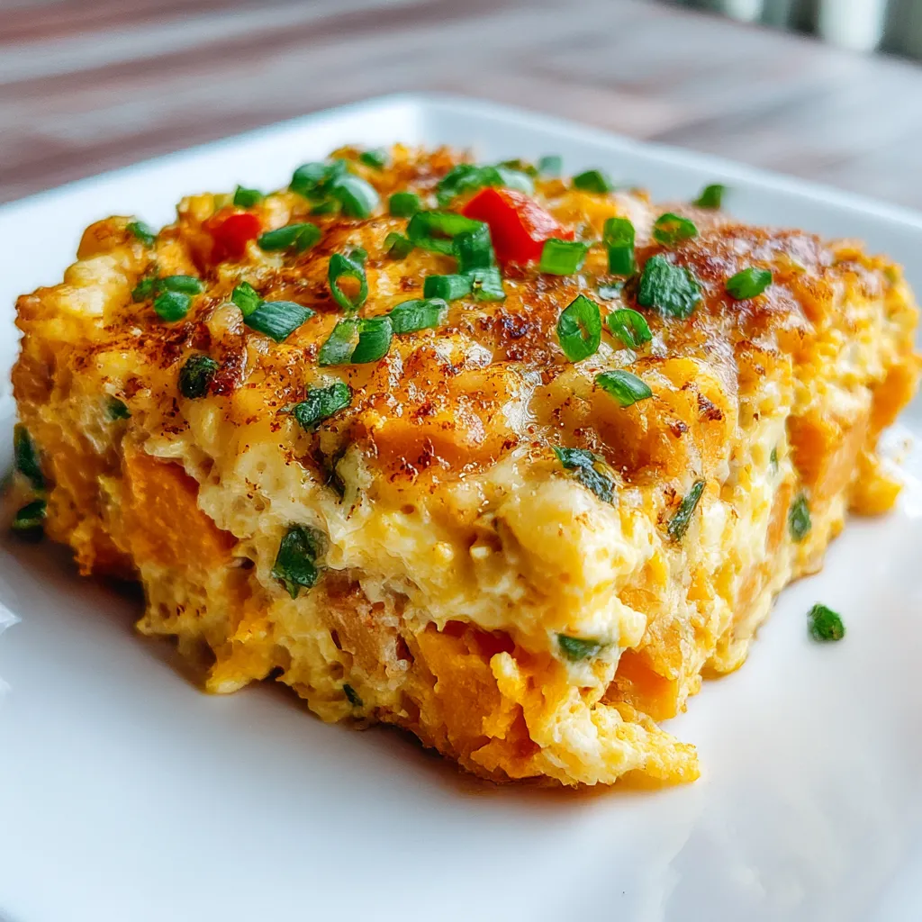 Protein-Packed Sweet Potato Egg Casserole