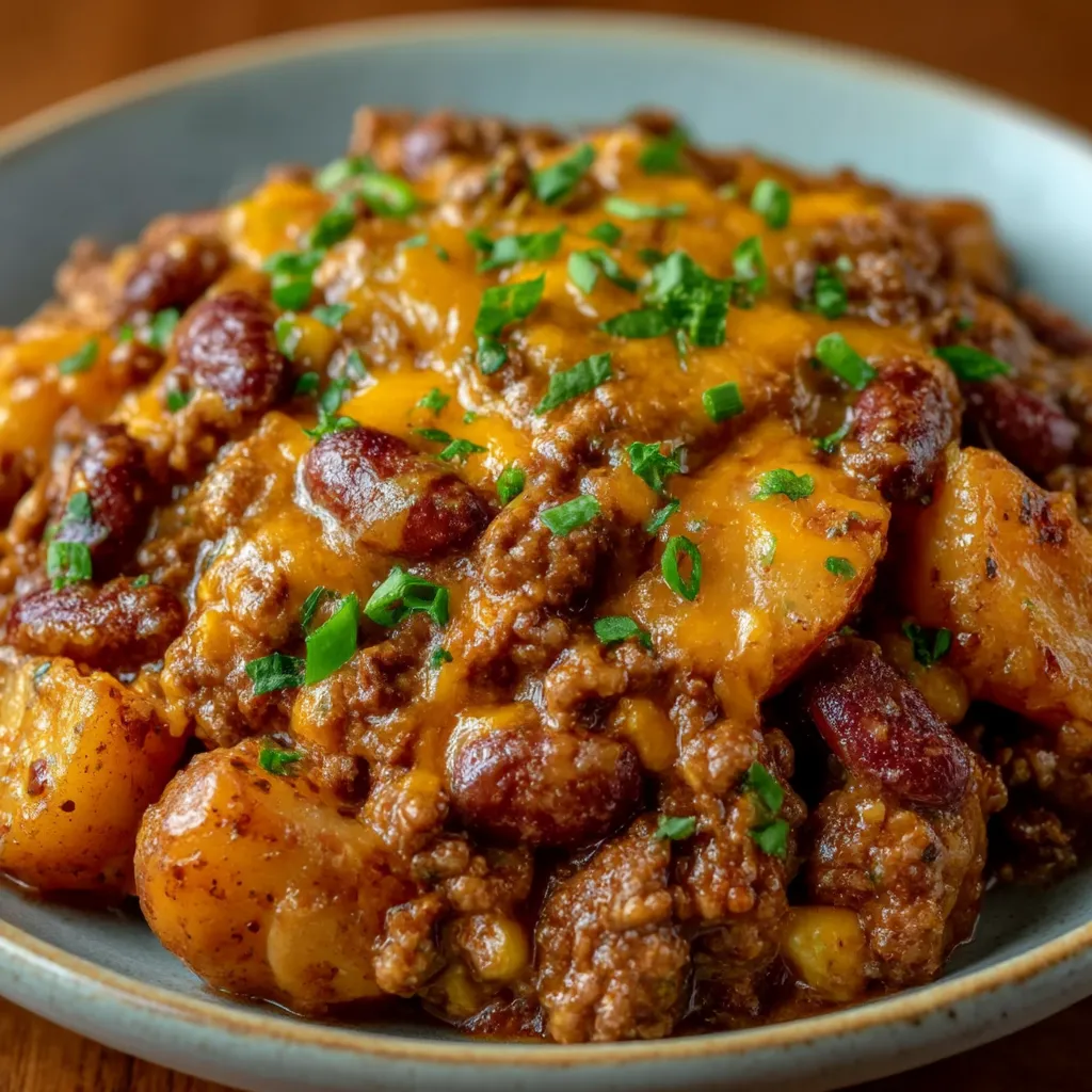 Slow Cooker Cowboy Casserole