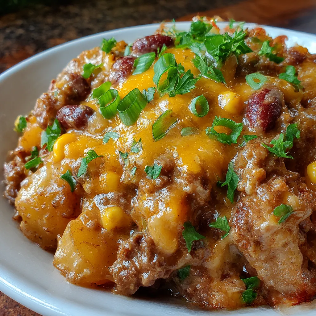 Slow Cooker Cowboy Casserole