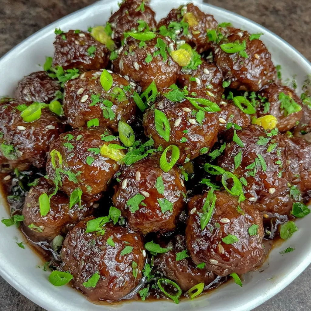 Slow Cooker Honey Garlic Meatballs