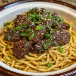 Slow Cooker Korean Beef Noodles