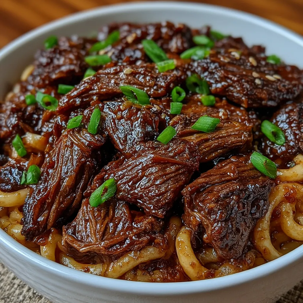 Slow Cooker Korean Beef Noodles offer 3 Yum, Savory, Cozy. 6 Slow Cooker Korean Beef Noodles