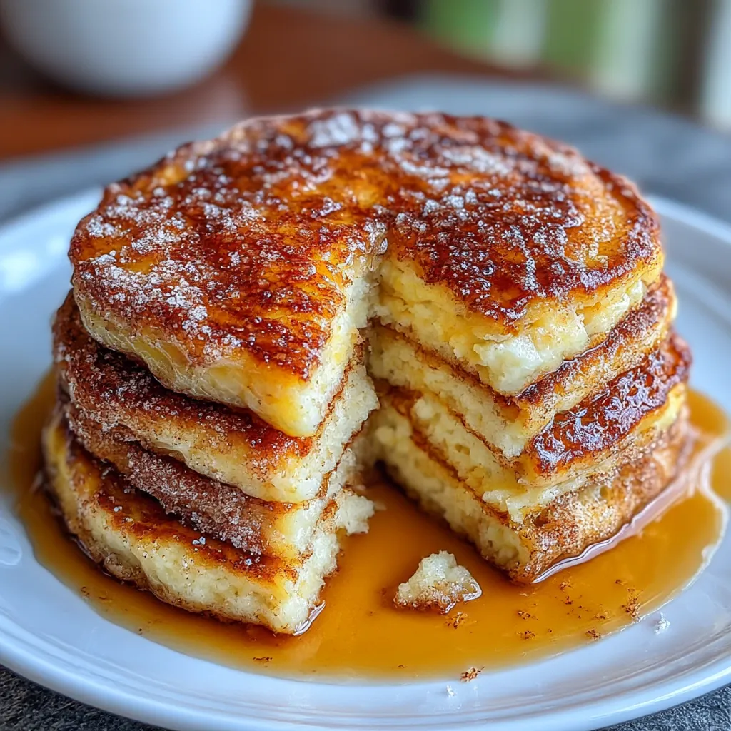 Spanish Churro Pancakes