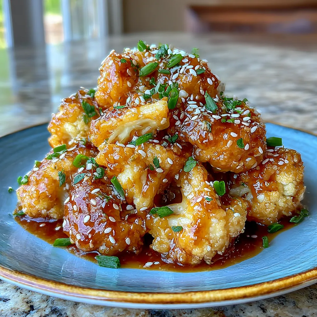 Sticky Sesame Cauliflower
