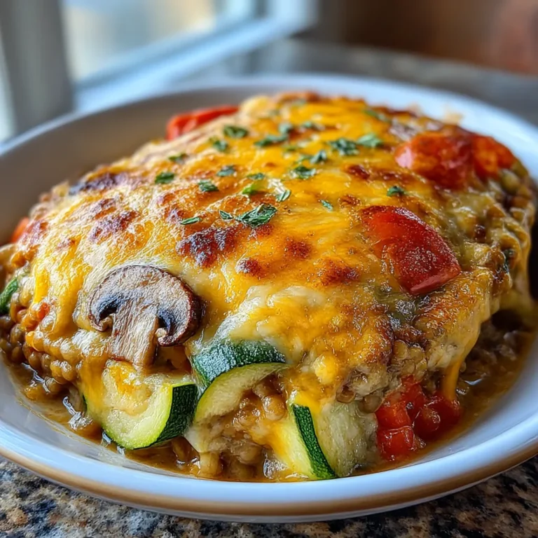 Very Veggie Lentil Bake