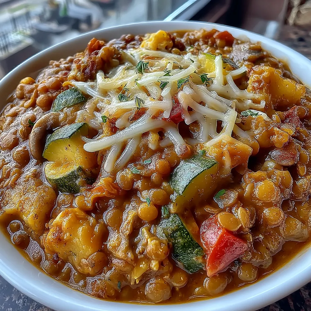 Very Veggie Lentil Bake